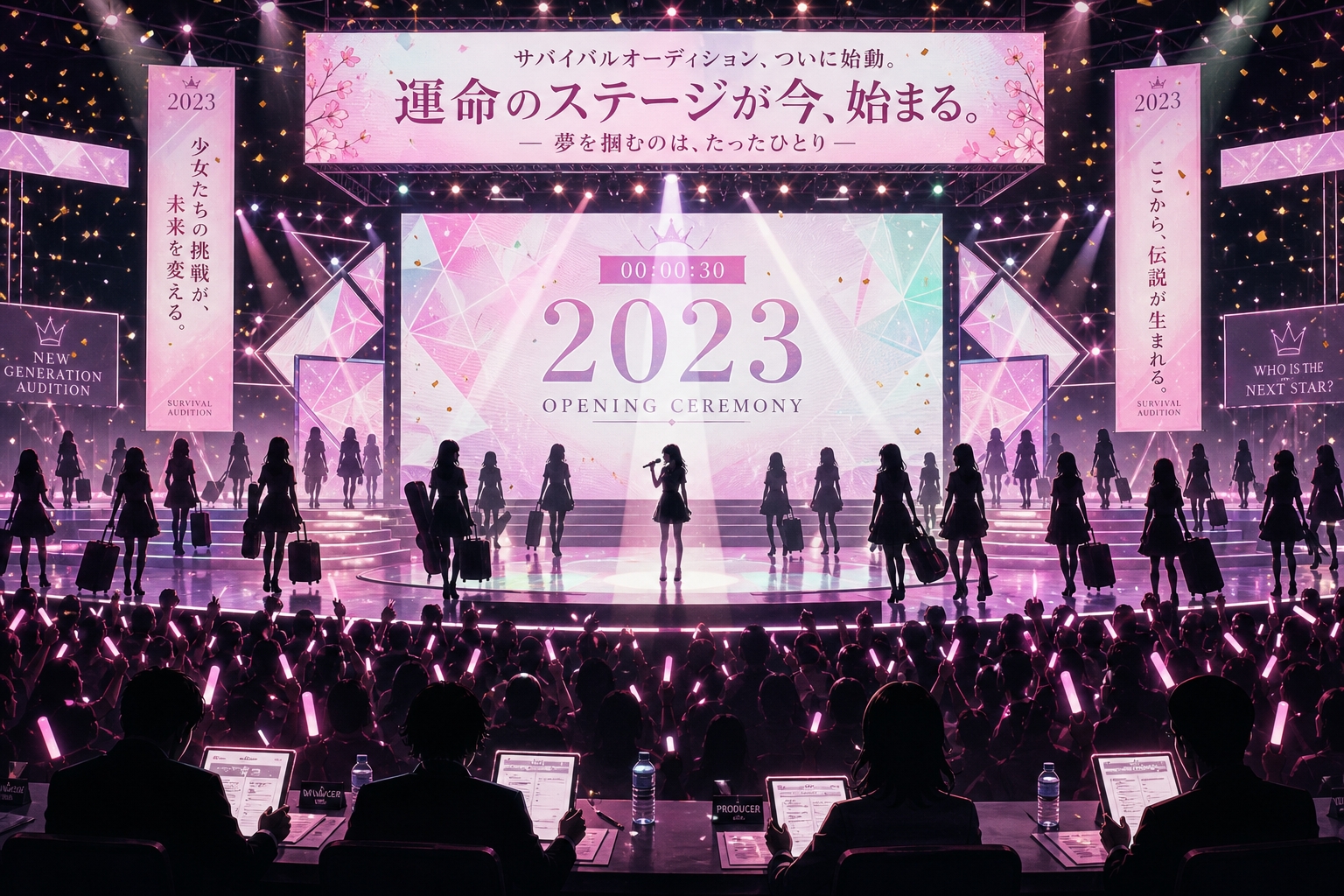 2023に出演したオーディション番組画像